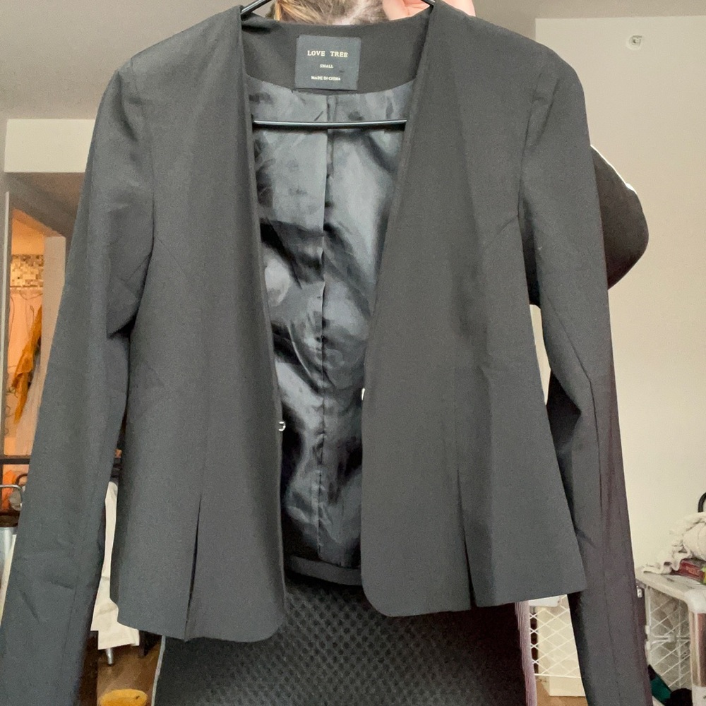 Forever 21/ Love Tree Black Blazer